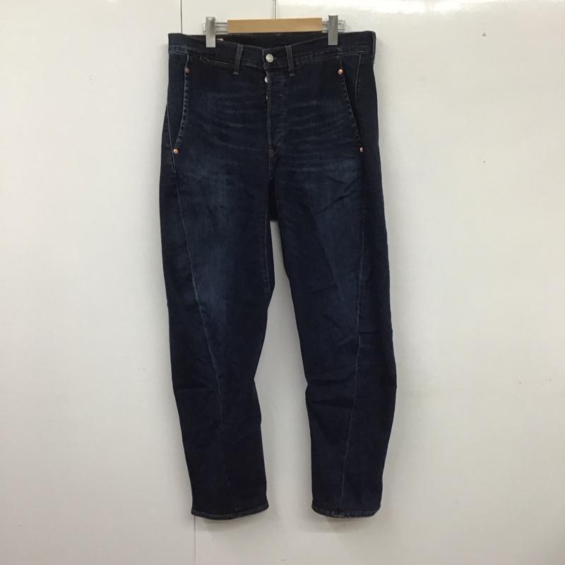 リーバイストラウスアンドコー Levi Strauss & co. パンツ デニム、ジーンズ デニムパンツ ワイドパンツ カジュアルパンツ 立体デニム サルエル engineeredjeans 32インチ 無地 インディゴ / インディゴ /  メンズ USED 古着 中古 10126641