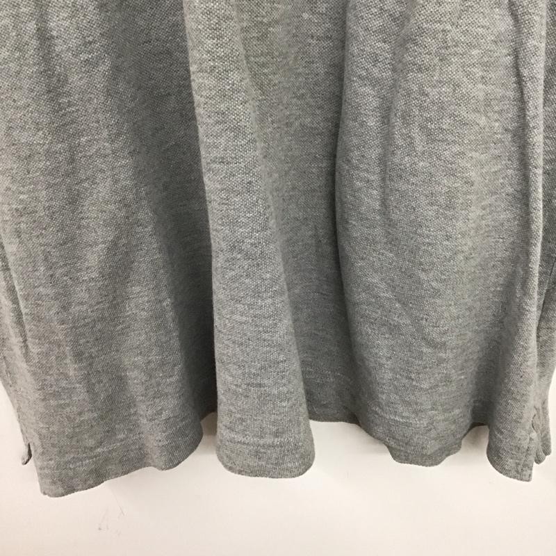 トミーヒルフィガー TOMMY HILFIGER ポロシャツ 半袖 半袖ポロシャツ 半袖カットソー カラーシャツ XL ロゴ、文字 灰 / グレー / メンズ USED 古着 中古 10132684