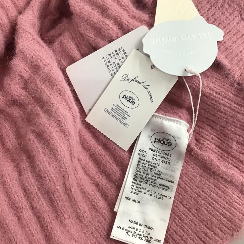 ジェラートピケ gelato pique カーディガン 長袖 無地 桃 / ピンク / レディース USED 古着 中古 10106148