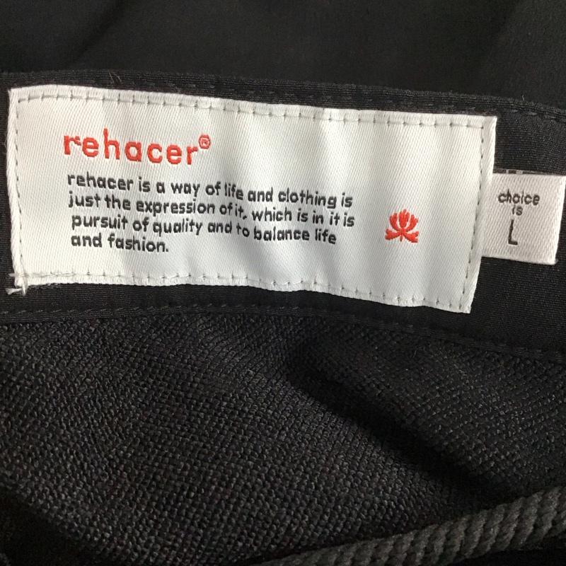 レアセル rehacer ボトムス ボトムス 01210500004 Tactical Tapered Pants L 無地 黒 / ブラック / メンズ USED 古着 中古 10108032