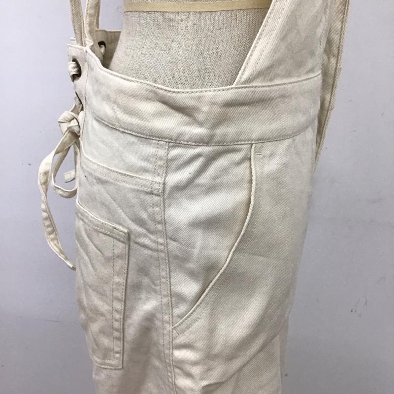 サニーレーベルアーバンリサーチ Sonny Label URBAN RESEARCH ワンピース・ドレス・オールインワン ワンピース・ドレス・オールインワン デニムオーバーオール ワークパンツ オールインワン FREE 無地 白 / ホワイト / レディース USED 古着 中古 10113819