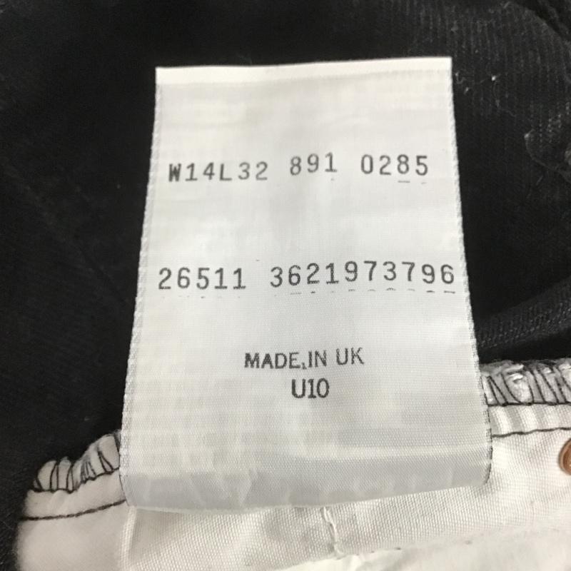 リーバイストラウスアンドコー Levi Strauss & co. パンツ デニム、ジーンズ デニムパンツ ストレートパンツ ワイドパンツ カジュアルパンツ uk製 90s 00s 無地 黒 / ブラック / メンズ USED 古着 中古 10106264