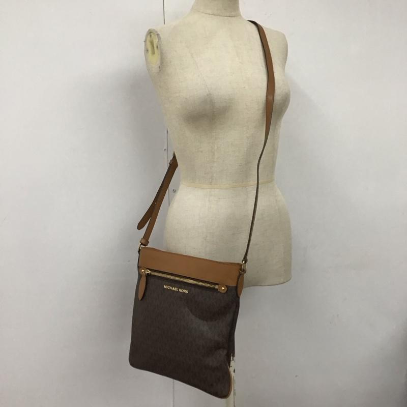 マイケルコース MICHAEL KORS ショルダーバッグ ショルダーバッグ 35S9GI7C7B ロゴ、文字 茶 / ブラウン / X ダークブラウン / ダークブラウン / レディース USED 古着 中古 10120210
