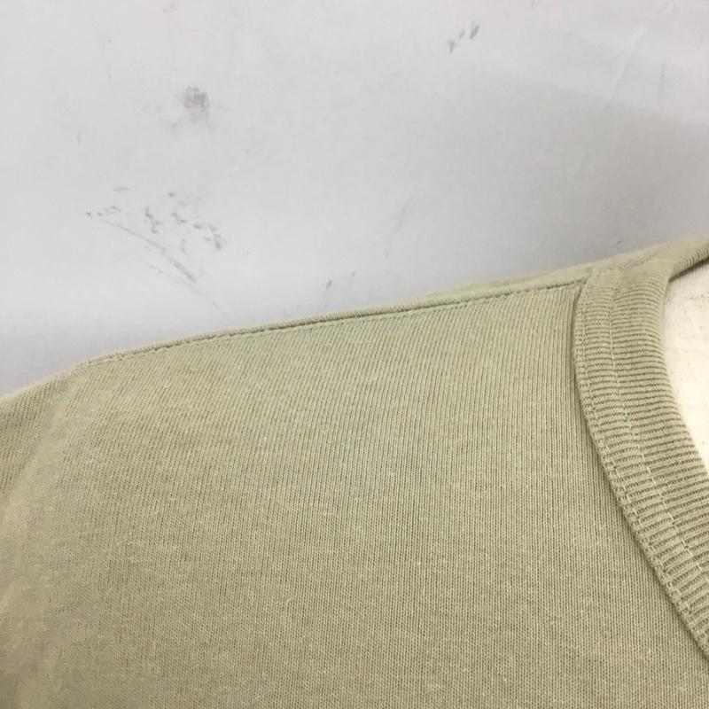 アベイシングエイプ A BATHING APE Tシャツ 半袖 半袖カットソー プリントTシャツ クルーネックカットソー L ロゴ、文字 ベージュ / ベージュ /  メンズ USED 古着 中古 10112708