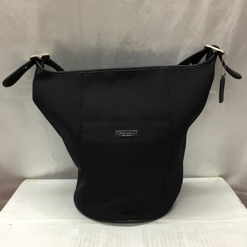 コーチ COACH ショルダーバッグ ショルダーバッグ D8V-6204 ロゴ、文字 黒 / ブラック / レディース USED 古着 中古 10112845