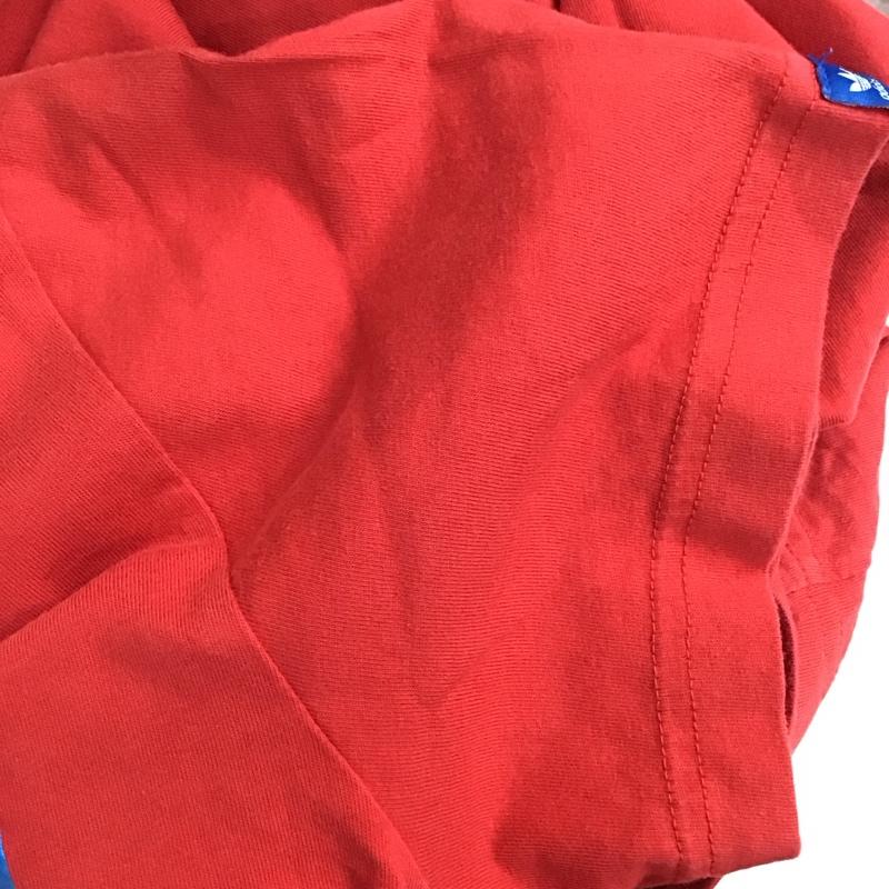 アディダスオリジナルス adidas originals Tシャツ 半袖 M69234 ORIGINALSFOILTEE 半袖カットソー プリントTシャツ L ロゴ、文字 赤 / レッド / レディース USED 古着 中古 10117570