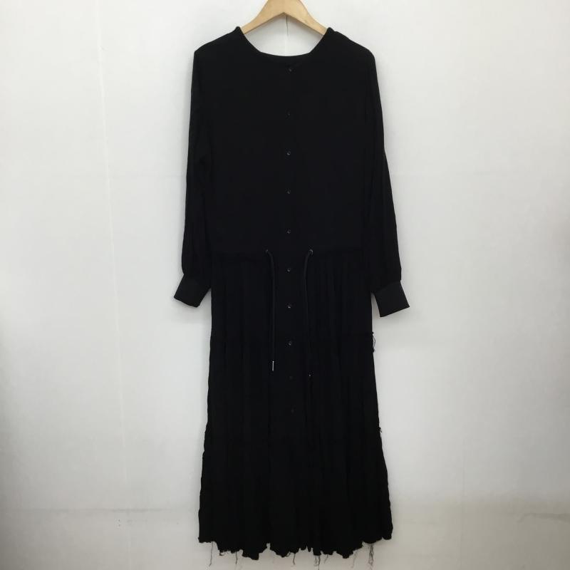 ディーゼル DIESEL ワンピース ロングスカート A00838 XXS キャラクター 黒 / ブラック /  レディース USED 古着 中古 10133485