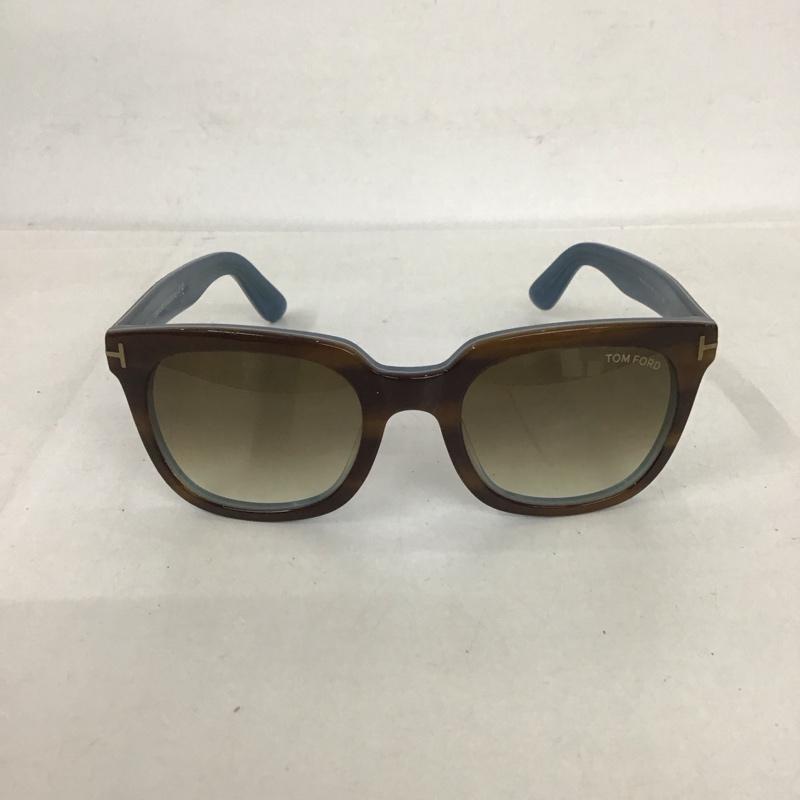 トム フォード TOM FORD めがね・サングラス サングラス TF211 AF 47F バイカラー ロゴ、文字 水色 / ライトブルー / X 茶 / ブラウン / メンズ USED 古着 中古 10125638