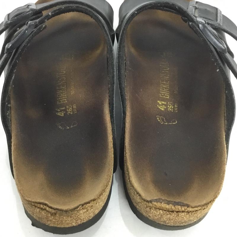 ビルケンシュトック BIRKENSTOCK サンダル サンダル アリゾナ 41 26.5cm 26.5cm 無地 黒 / ブラック / メンズ USED 古着 中古 10134820