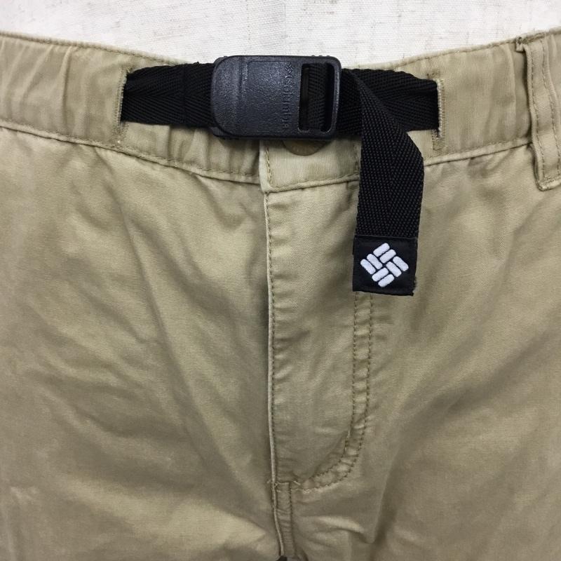 コロンビア Columbia ボトムス ボトムス 112 PM8705 カッシュマンパンツ アウトドア S ロゴ、文字 ベージュ / ベージュ / メンズ USED 古着 中古 10119855