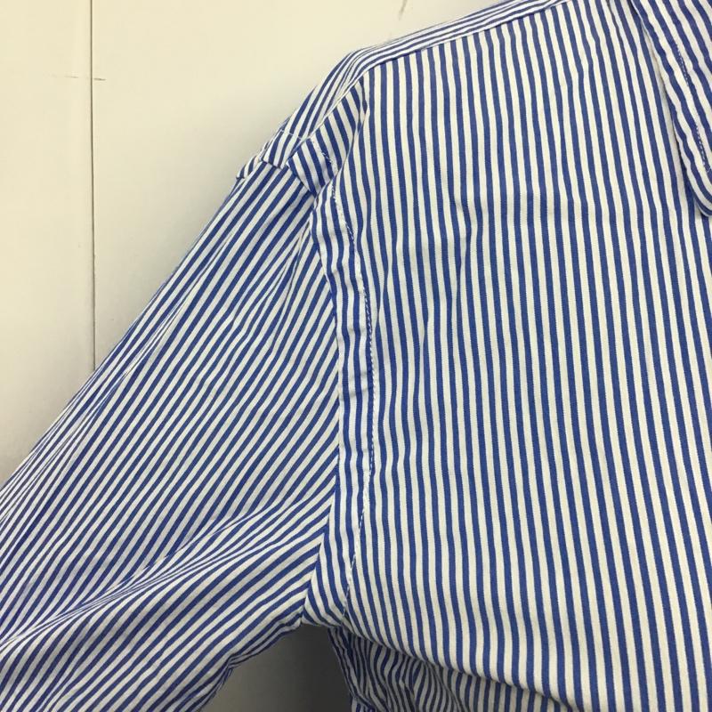 ポロラルフローレン POLO RALPH LAUREN シャツ、ブラウス 長袖 長袖シャツ ストライプシャツ カラーシャツ カジュアルシャツ 0 ストライプ 白 / ホワイト / X 青 / ブルー / レディース USED 古着 中古 10105923