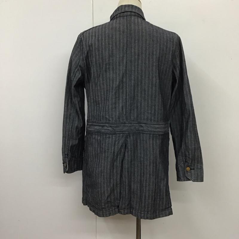 リー Lee ジャケット、上着 ジャケット、ブレザー GLT035 デニム ワークコート ロング丈 S ロゴ、文字 インディゴ / インディゴ / メンズ USED 古着 中古 10109545