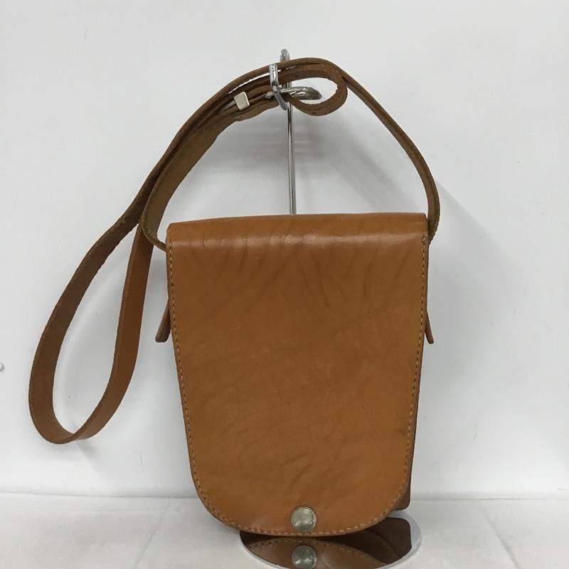 古着 USED ショルダーバッグ ショルダーバッグ レザー コンチョ 無地 茶 / ブラウン / メンズ USED 古着 中古 10132046