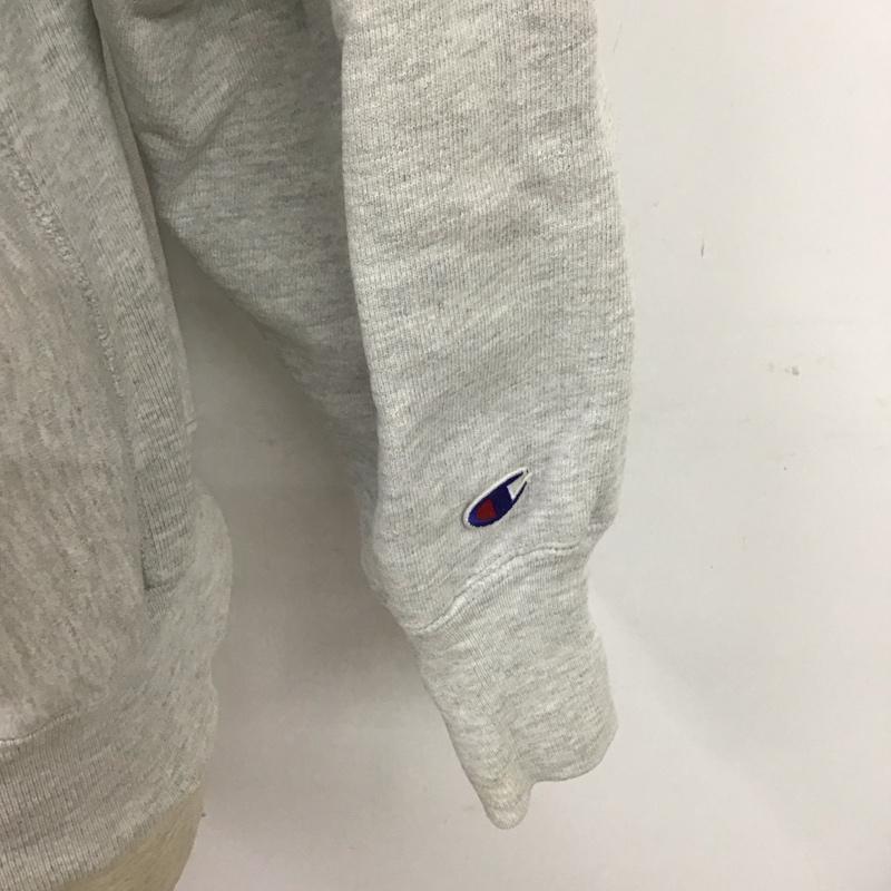 チャンピオン Champion トレーナー 長袖 REVERSE WEAVE スウェット 90年代 L ロゴ、文字 灰 / グレー / メンズ USED 古着 中古 10107924