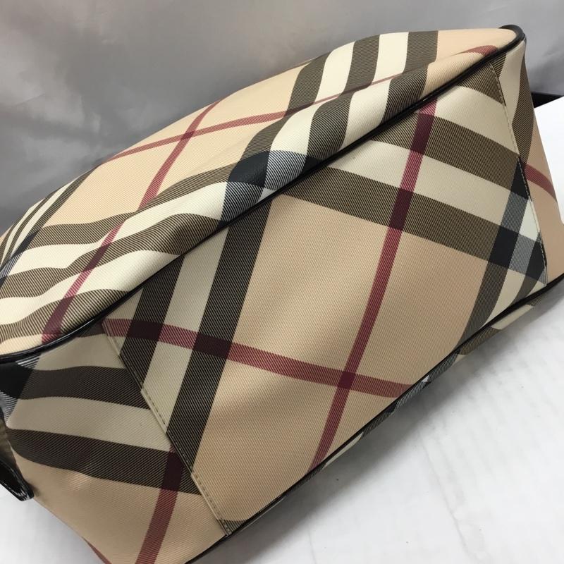 バーバリー BURBERRY トートバッグ トートバッグ ワンショルダー ノバチェック チェック 黒 / ブラック / X 白 / ホワイト / X ベージュ / ベージュ / X 赤 / レッド / レディース USED 古着 中古 10117652