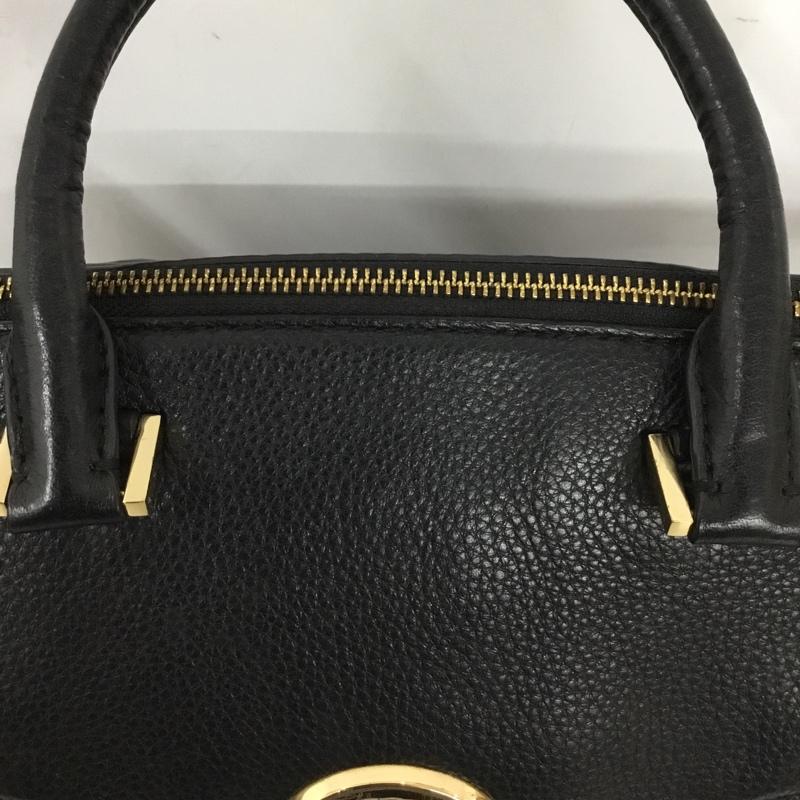 マイケルコース MICHAEL KORS ハンドバッグ ハンドバッグ ショルダーバッグ 2WAY ロゴ、文字 黒 / ブラック / X 金 / ゴールド / レディース USED 古着 中古 10128992