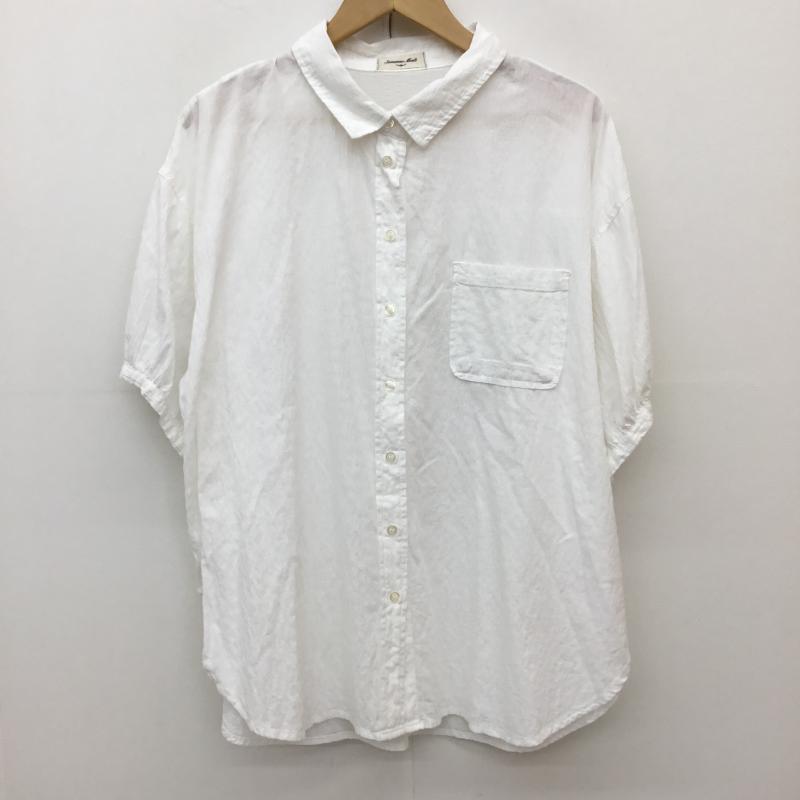 サマンサモスモス Samansa Mos2 シャツ、ブラウス 半袖 FREE 無地 白 / ホワイト / レディース USED 古着 中古 10139194
