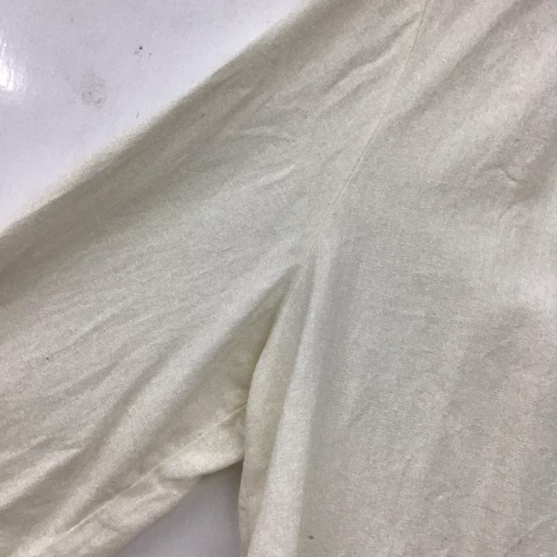 ザラ ZARA カットソー 長袖 M 無地 オフホワイト / オフホワイト / レディース USED 古着 中古 10133318