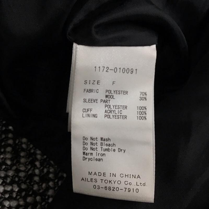 アンビー ENVYM コート コート一般 1172-010091 ファースリーブコート ロング丈 FREE 黒 / ブラック / レディース USED 古着 中古 10114644