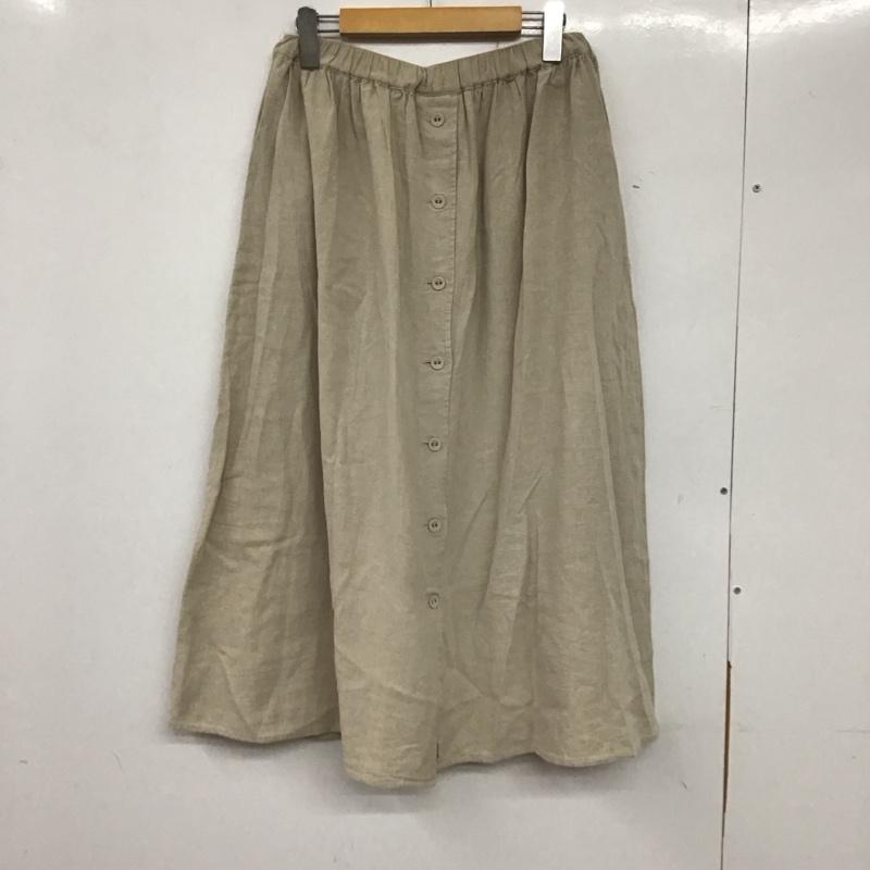 サマンサモスモス Samansa Mos2 スカート ロングスカート FREE 無地 ベージュ / ベージュ / レディース USED 古着 中古 10137883