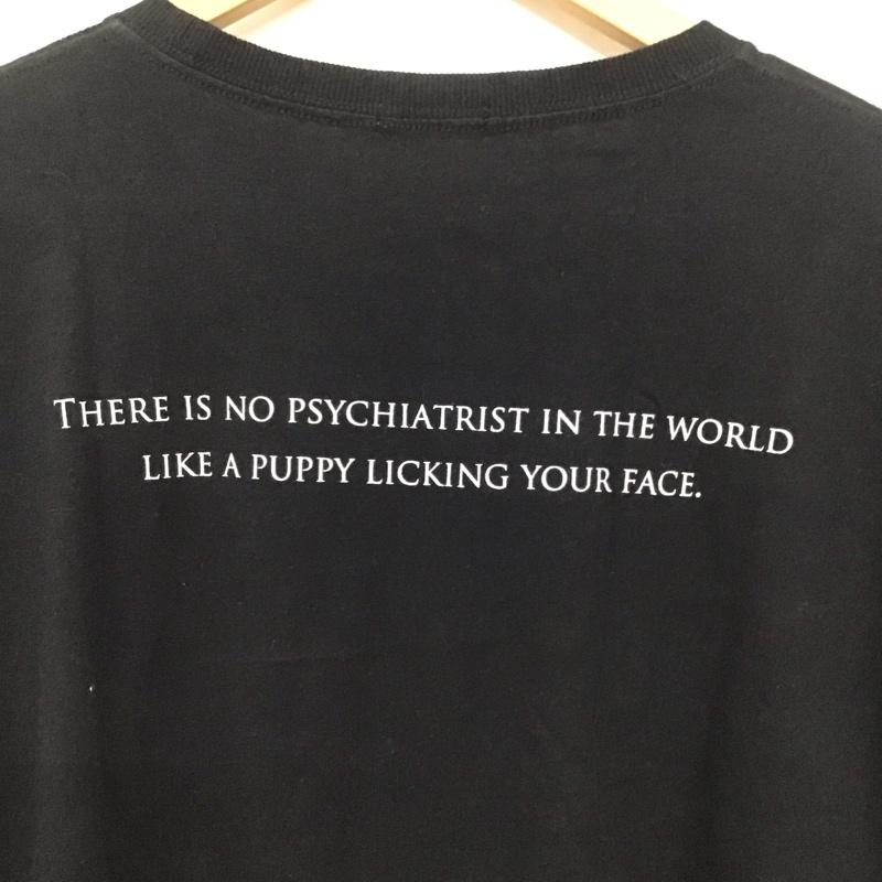 アイテムズ アーバンリサーチ ITEMS URBAN RESEARCH Tシャツ 半袖 IT15-11A029 カレッジロゴプリント リンガーTシャツ L プリント 黒 / ブラック / メンズ USED 古着 中古 10134608