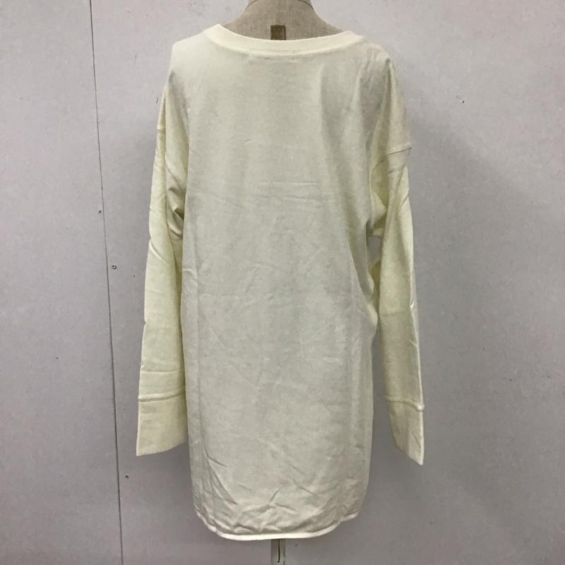 ココ ディール COCO DEAL Tシャツ 長袖 70121108 サイドスリット フォトプリント 2 プリント 白 / ホワイト / レディース USED 古着 中古 10115091