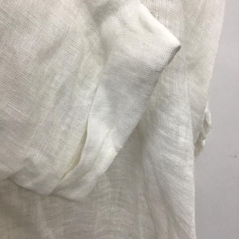 ザラ ZARA カットソー 長袖 4786 257 251 リネンシャツ M 無地 白 / ホワイト /  レディース USED 古着 中古 10108152