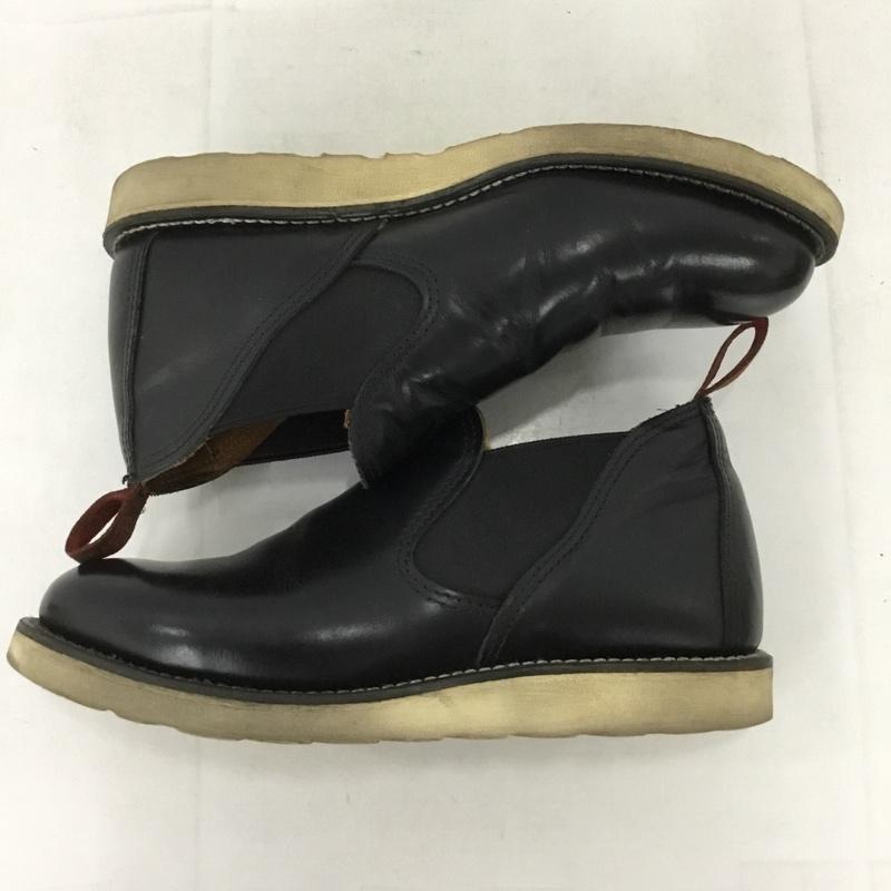 レッドウィング RED WING ブーツ ブーティ 8142 ROMEO ポストマン ロメオ US8.5E 箱有 US:8.5 無地 黒 / ブラック / メンズ USED 古着 中古 10133913