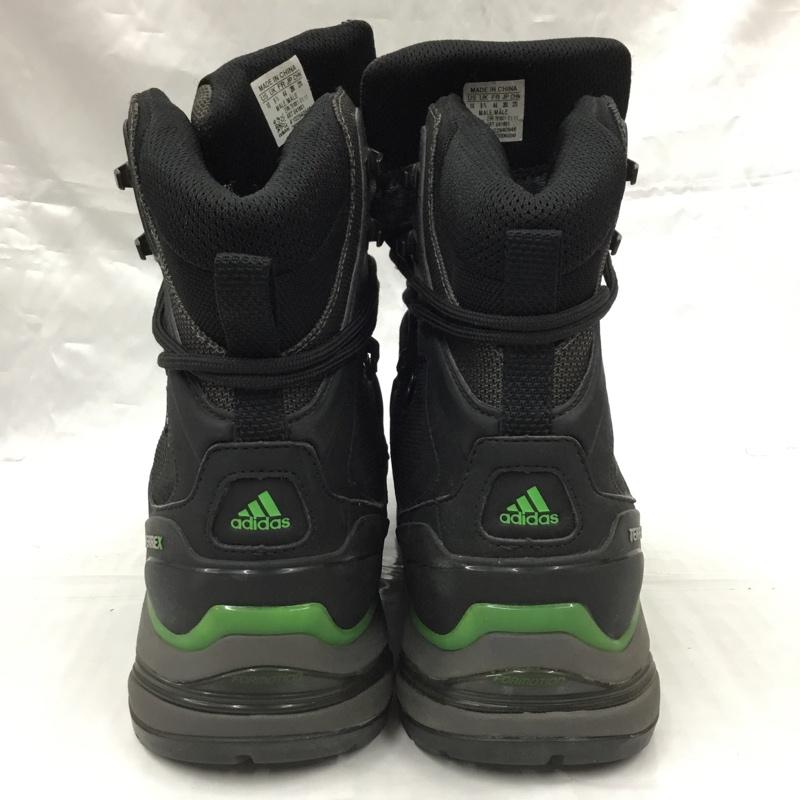 アディダス adidas アウトドアシューズ アウトドアシューズ U41601 TERREX TREK GTX トレッキングシューズ 28cm 28.0cm ロゴ、文字 黒 / ブラック / X 薄緑 / ライトグリーン / メンズ USED 古着 中古 10105880