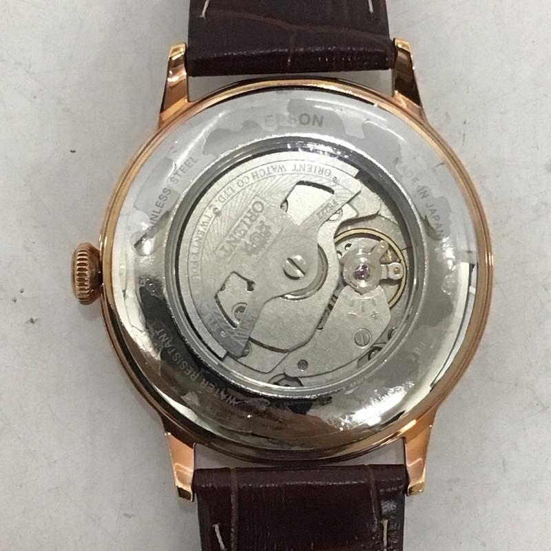 オリエント ORIENT 腕時計 アナログ(クォーツ式) RN-AP0001S レザーベルト 箱有 ロゴ、文字 茶 / ブラウン / メンズ USED 古着 中古 10134433