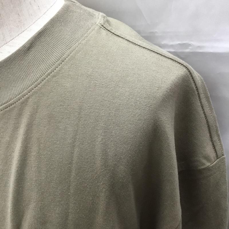 エッセンシャルズ ESSENTIALS カットソー 長袖 69139605 長袖カットソー クルーネックカットソー ロングスリーブカットソー プリントTシャツ L 無地 ベージュ / ベージュ /  メンズ USED 古着 中古 10109331