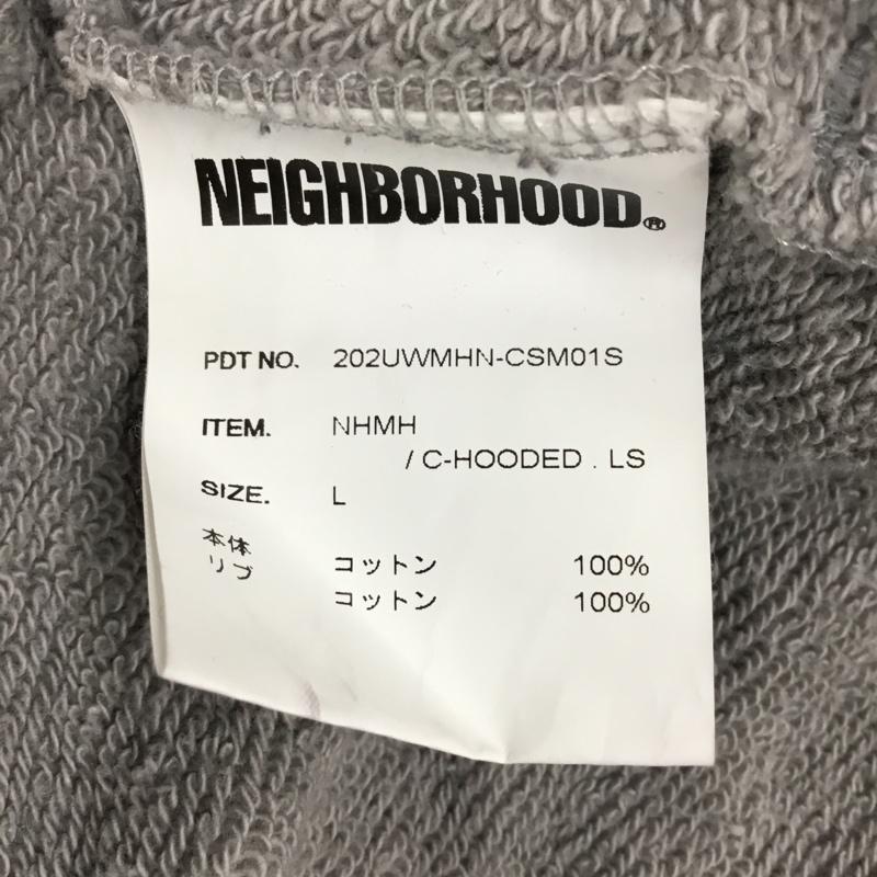 ネイバーフッド NEIGHBORHOOD パーカー 長袖 202UWMHN-CSM01S MOTORHEAD 20AW プルオーバー スウェット L ロゴ、文字 灰 / グレー / メンズ USED 古着 中古 10117813