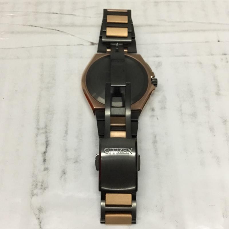シチズン CITIZEN 腕時計 アナログ(クォーツ式) GN-4W-S-12G ECO DRIVE ロゴ、文字 黒 / ブラック / X 茶 / ブラウン / メンズ USED 古着 中古 10106401