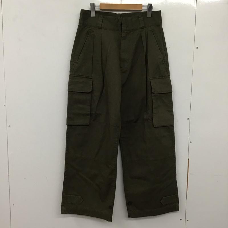 ウィム バイ リドム WYM LIDNM パンツ ワークパンツ、ペインターパンツ wypt1029 カーゴパンツ ワイドパンツ M 無地 カーキ / カーキ / メンズ USED 古着 中古 10137683