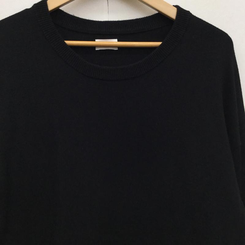 ロンハーマン Ron Herman ニット、セーター 長袖 L 無地 黒 / ブラック / メンズ USED 古着 中古 10137586