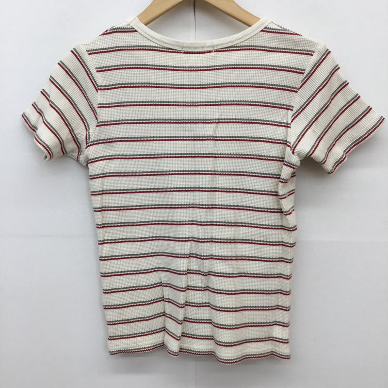 フリークスストア FREAK S STORE カットソー 半袖 FREE ボーダー柄 ベージュ / ベージュ / X 赤 / レッド / X 緑 / グリーン / レディース USED 古着 中古 10139202