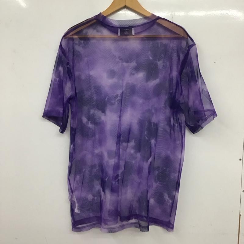 ジュエティ jouetie Tシャツ 半袖 082042701501 シースルーBIGTシャツ M 総柄 紫 / パープル / レディース USED 古着 中古 10133319
