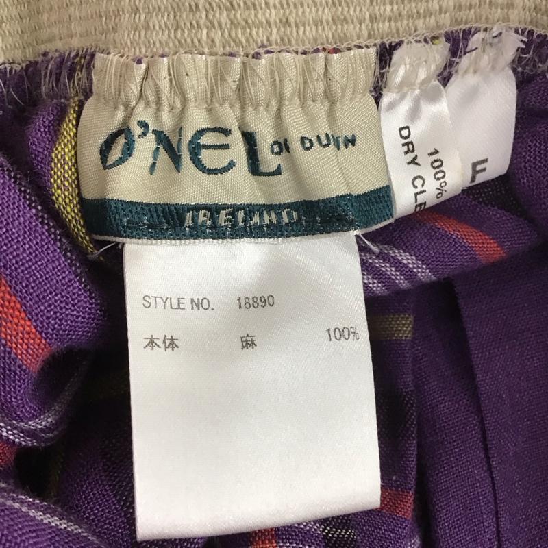 オニールオブダブリン O NEIL of DUBLIN スカート ロングスカート FREE チェック マルチカラー / マルチカラー / レディース USED 古着 中古 10114152