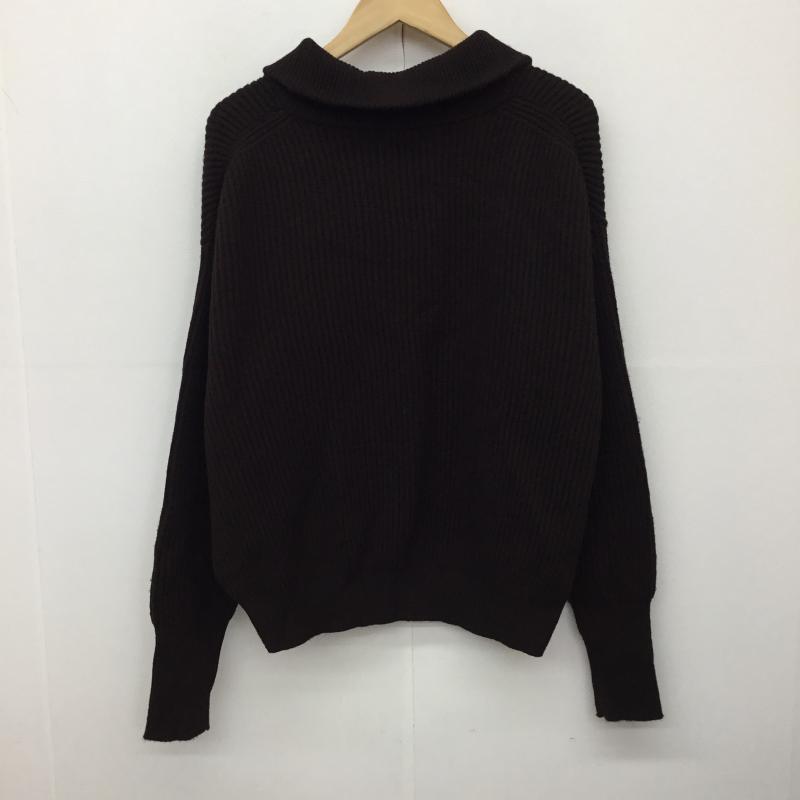 スローブイエナ SLOBE IENA カーディガン 長袖 FREE 無地 茶 / ブラウン / レディース USED 古着 中古 10138997
