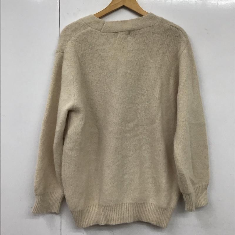 グローバルワーク GLOBAL WORK カーディガン 長袖 XS 無地 ベージュ / ベージュ / レディース USED 古着 中古 10131688