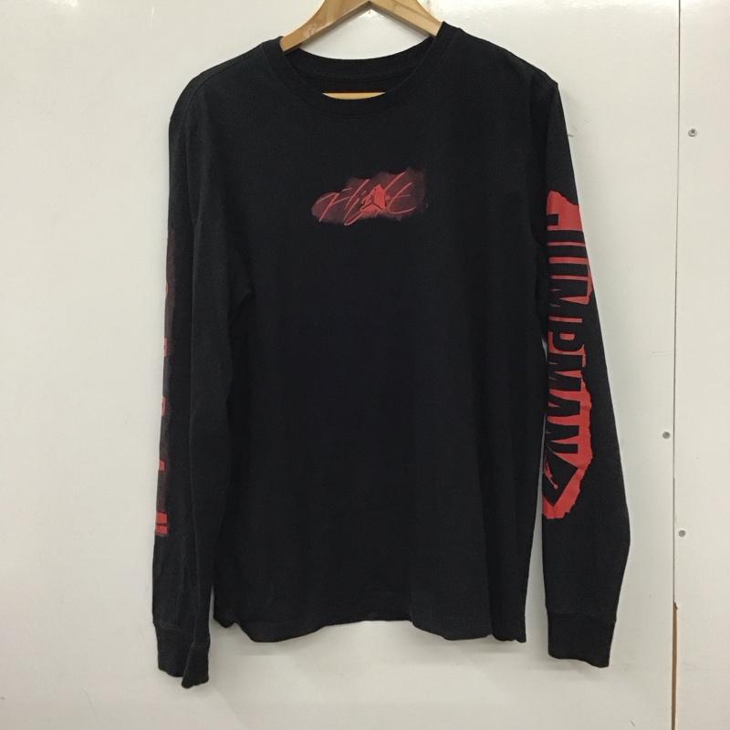 エアジョーダン AIR JORDAN Tシャツ 半袖 da9882-010 ジョーダンブランドJMFLTLSクルー 長袖カットソー プリントTシャツ XL ロゴ、文字 黒 / ブラック / メンズ USED 古着 中古 10137027
