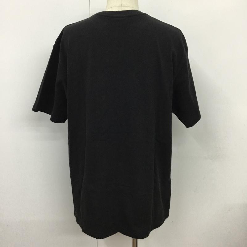ラファイエット Lafayette Tシャツ 半袖 半袖カットソー プリントTシャツ クルーネックカットソー XL ロゴ、文字 黒 / ブラック /  メンズ USED 古着 中古 10110014