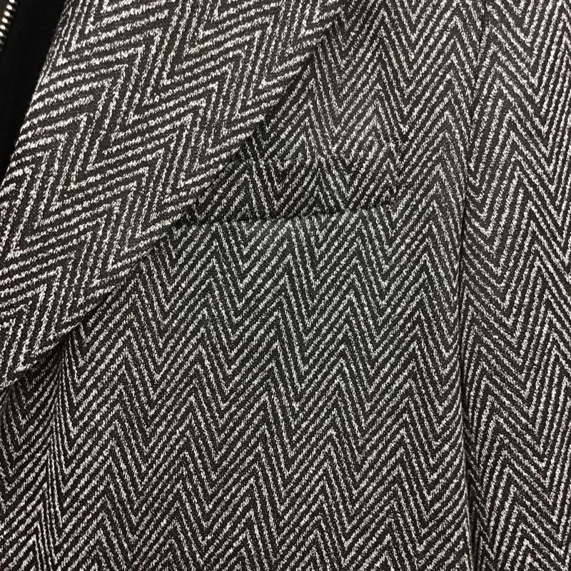 ザラ ZARA ジャケット、上着 ジャケット、ブレザー 4387 368 812 COMBINED HERRINGBONE BLAZER M 黒 / ブラック / X 白 / ホワイト / レディース USED 古着 中古 10131332