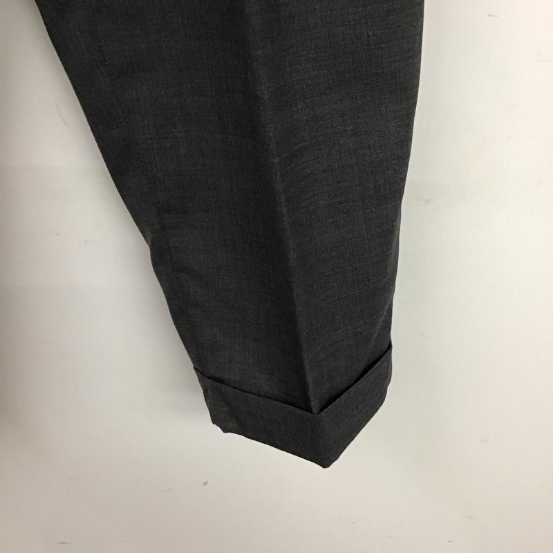 ビームス ジャパン BEAMS JAPAN パンツ スラックス スラックスパンツ ワイドパンツ センタータックパンツ M 無地 灰 / グレー / メンズ USED 古着 中古 10131475