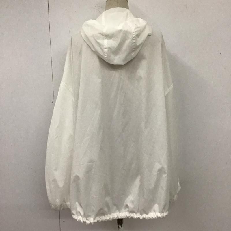 ユニクロ UNIQLO ジャケット、上着 ジャケット、ブレザー 01-21-1f143a ウィンドブレーカー Theory コラボ マウンテンパーカー L 無地 白 / ホワイト / レディース USED 古着 中古 10111749