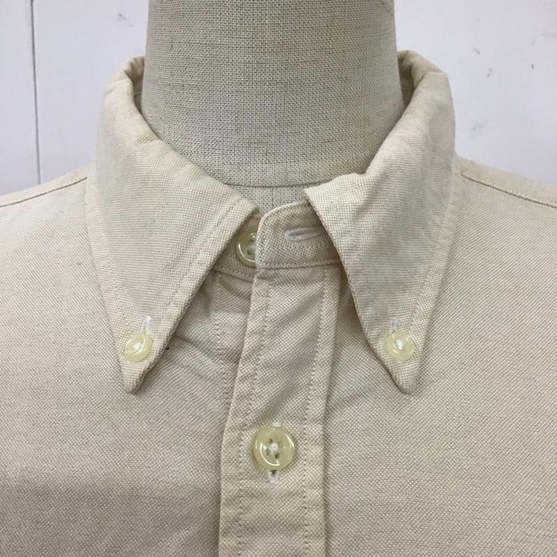 ラルフローレン RALPHLAUREN シャツ、ブラウス 長袖 長袖シャツ カラーシャツ ポケットシャツ 長袖カットソー ロゴ、文字 ベージュ / ベージュ / レディース USED 古着 中古 10117936