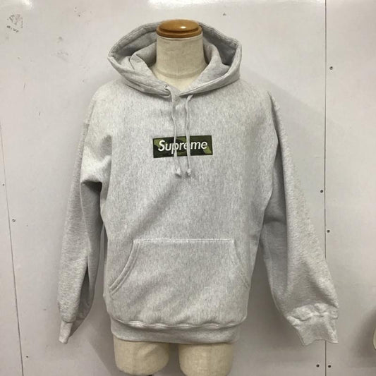 シュプリーム Supreme パーカー 長袖 23AW BoxLogoHoodedSweatshirt 長袖パーカー プルオーバーパーカー M ロゴ、文字 灰 / グレー /  メンズ USED 古着 中古 10124501