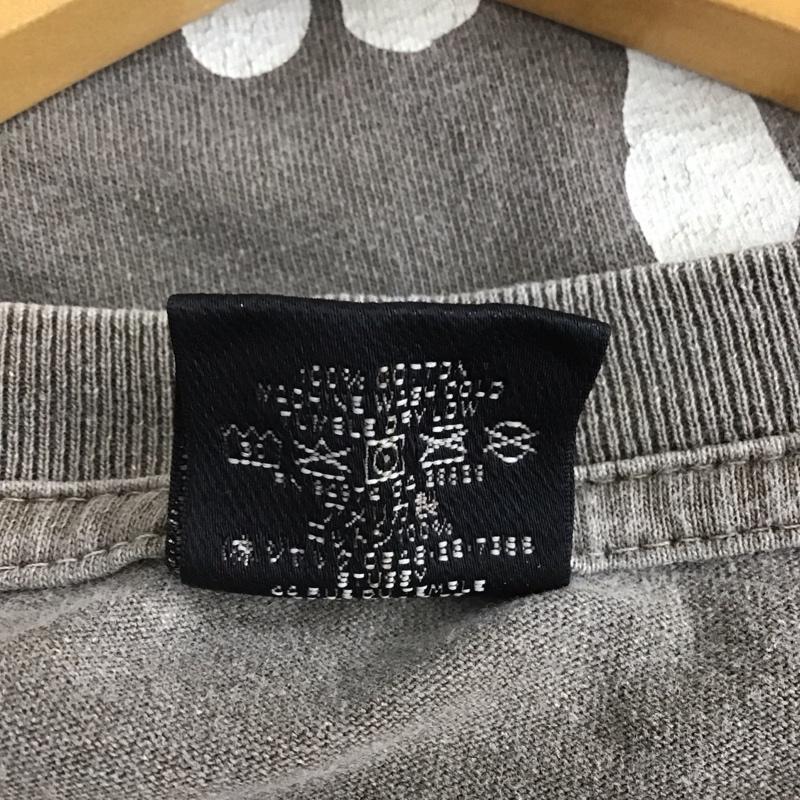 ステューシー STUSSY カットソー 長袖 長袖カットソー プリントカットソー クルーネック XL ロゴ、文字 茶 / ブラウン / メンズ USED 古着 中古 10150599