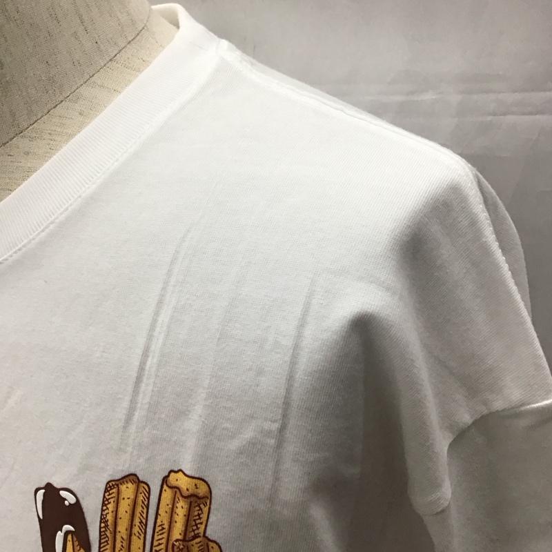 キス KITH Tシャツ 半袖 半袖カットソー プリントTシャツ クルーネックカットソー L プリント 白 / ホワイト /  メンズ USED 古着 中古 10111006