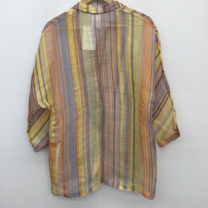 マックスマーラ Max Mara ジャケット、上着 ジャケット、ブレザー 40 総柄 青 / ブルー / X 黄 / イエロー / レディース USED 古着 中古 10128102